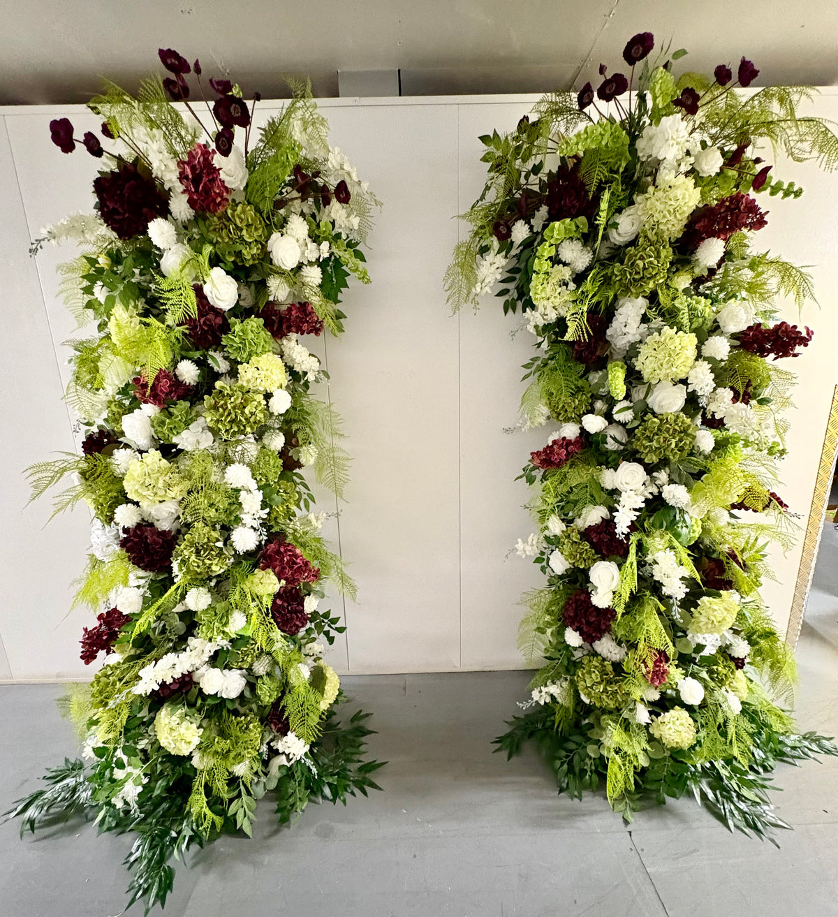 Floral broken arch hire