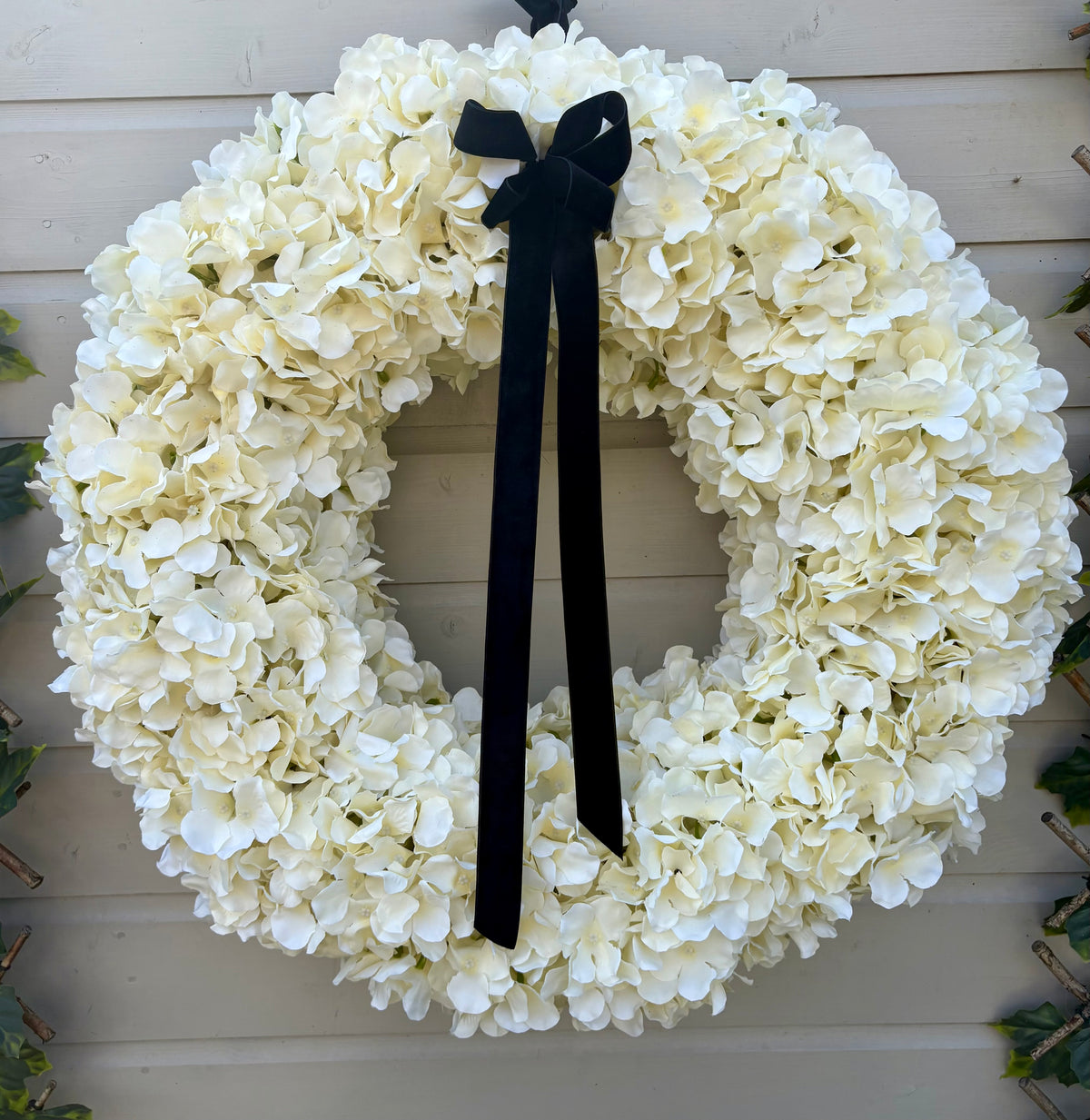 Polly Large hydrangea wreath