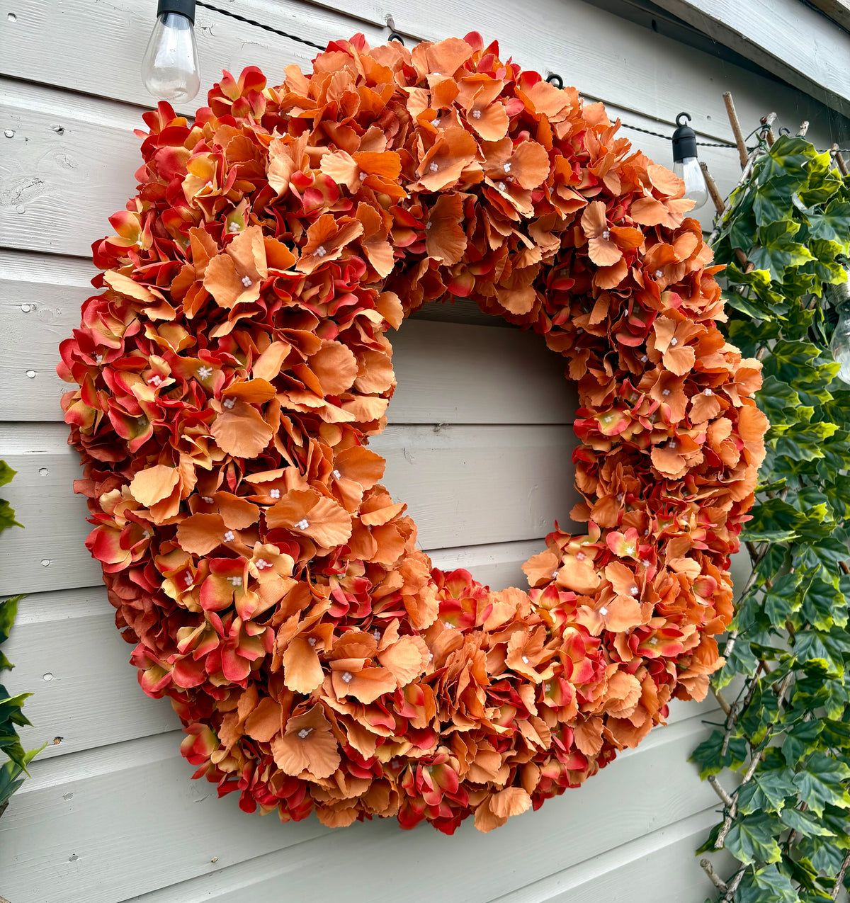 Polly Large hydrangea wreath