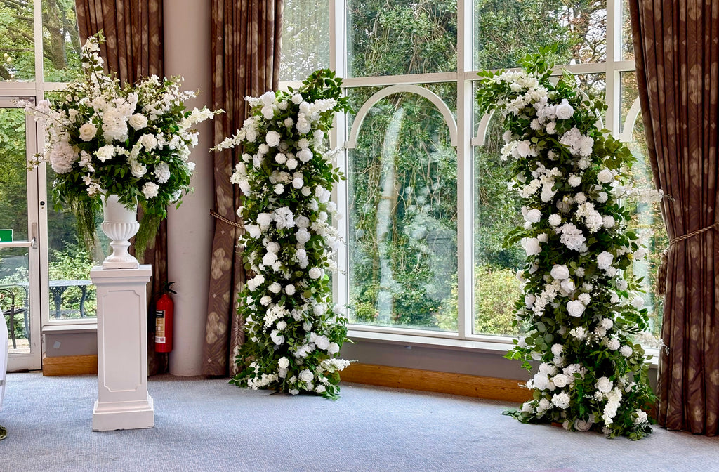 Floral broken arch hire