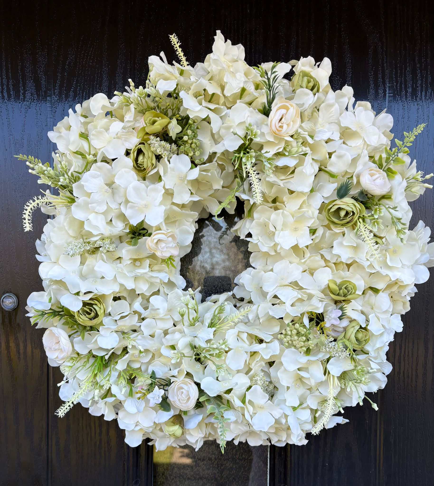 Felicity hydrangea wreath