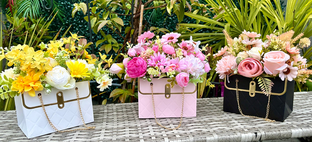 Floral gift bags