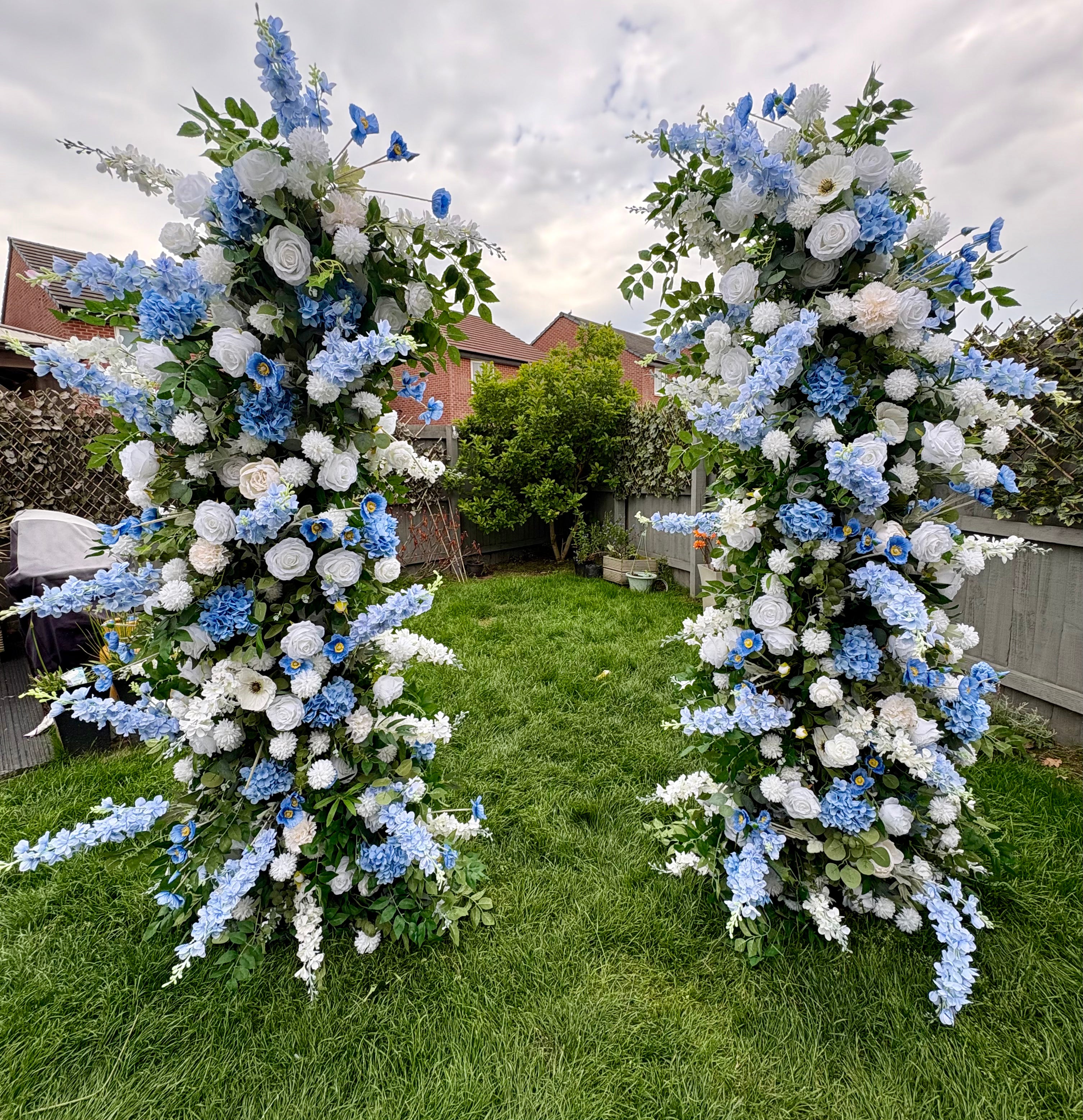 Floral broken arch hire