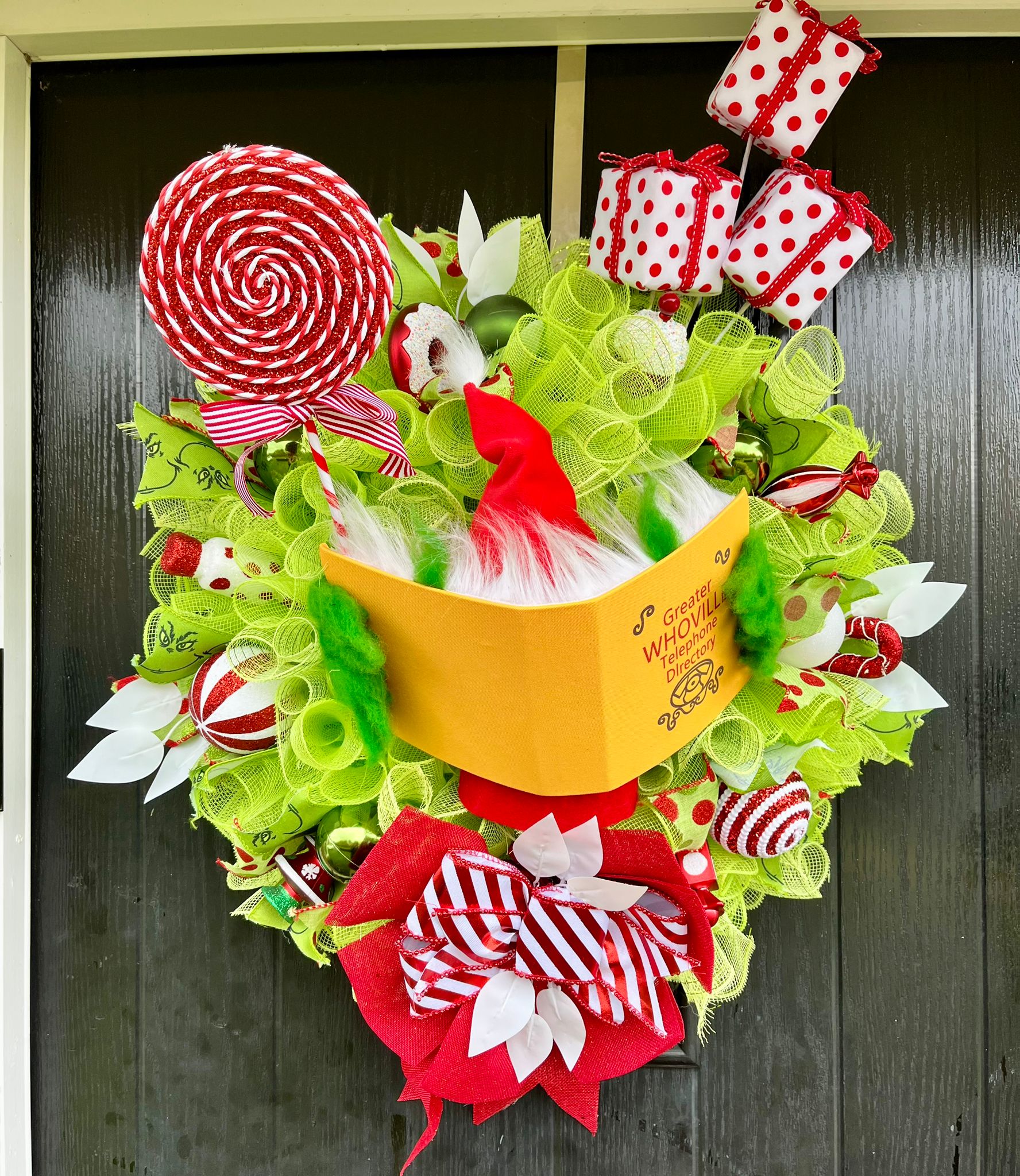 Christmas Grinch Whoville Wreath