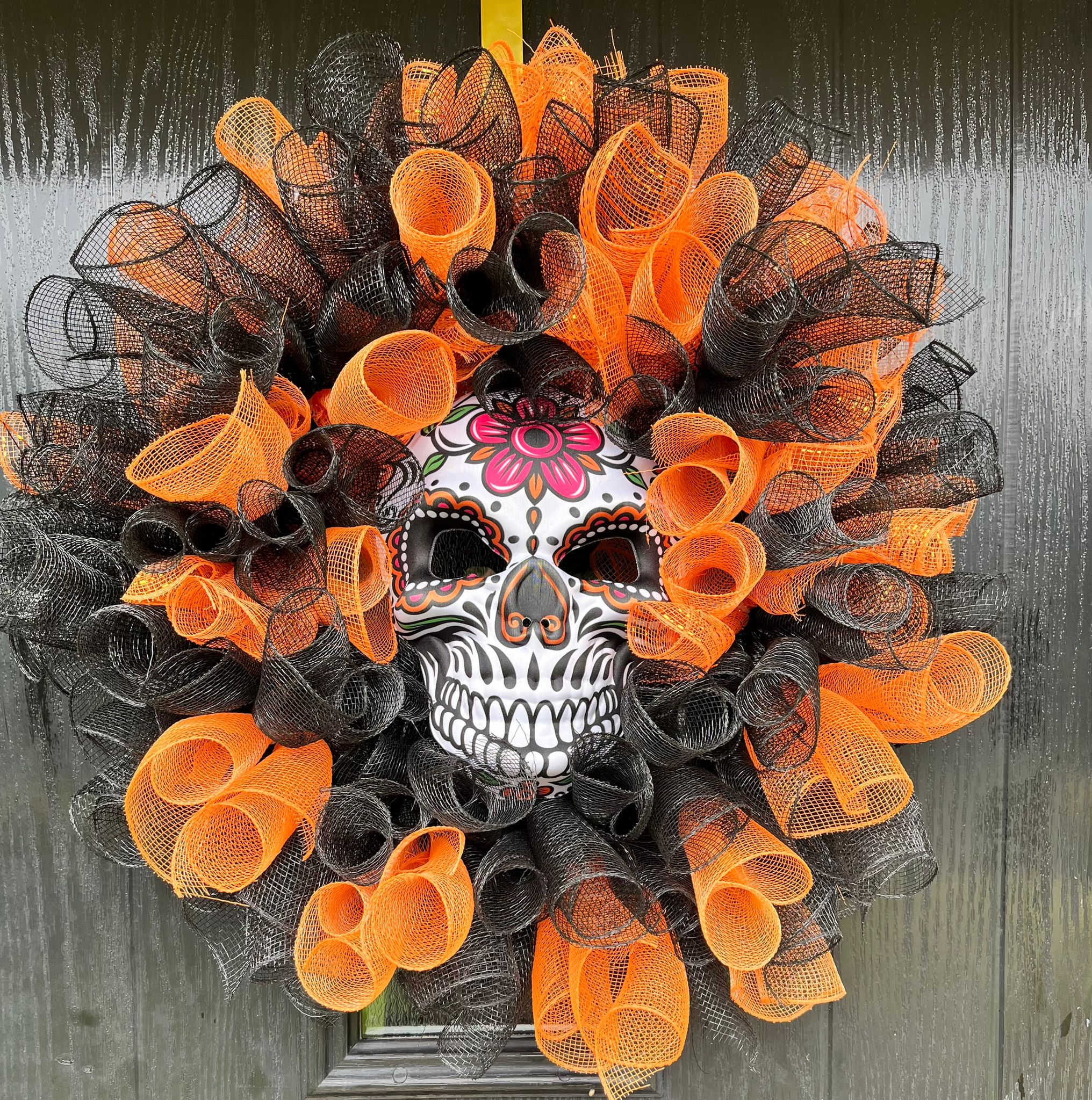 Day of the Dead Scary Clown Haloween Wreath