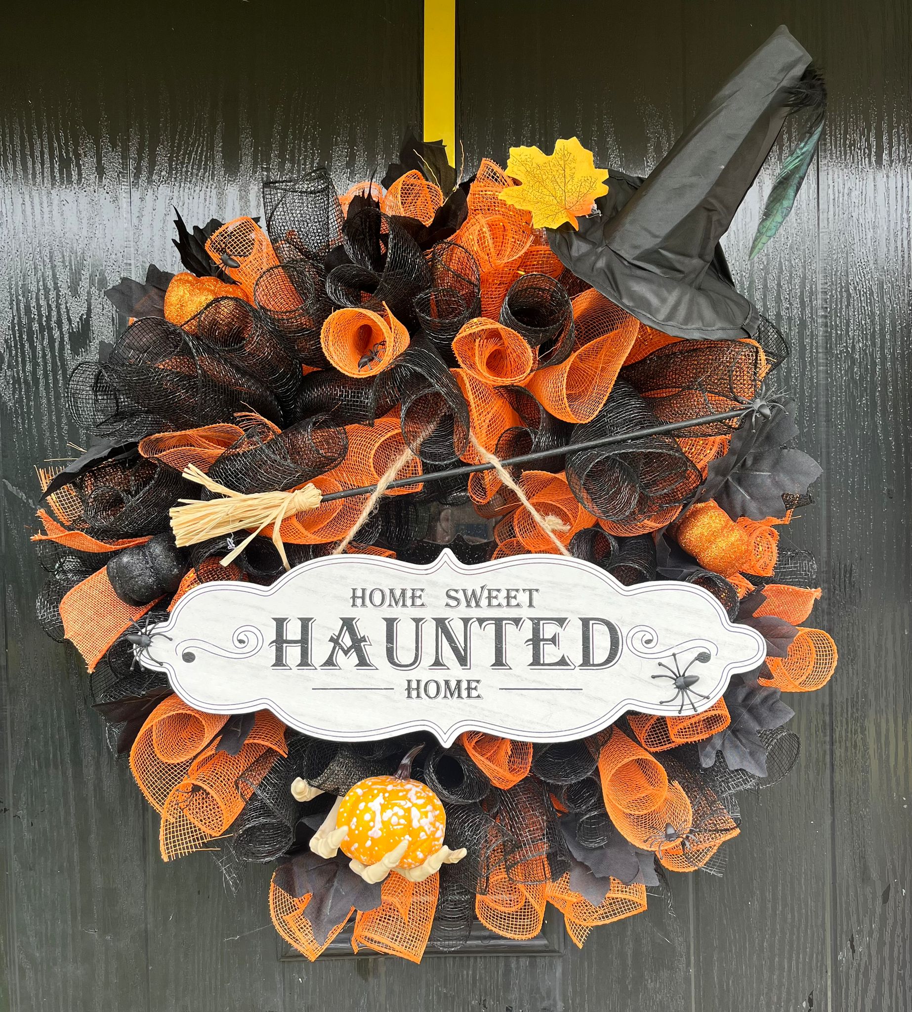 Home Sweet Haunted Home Wreath