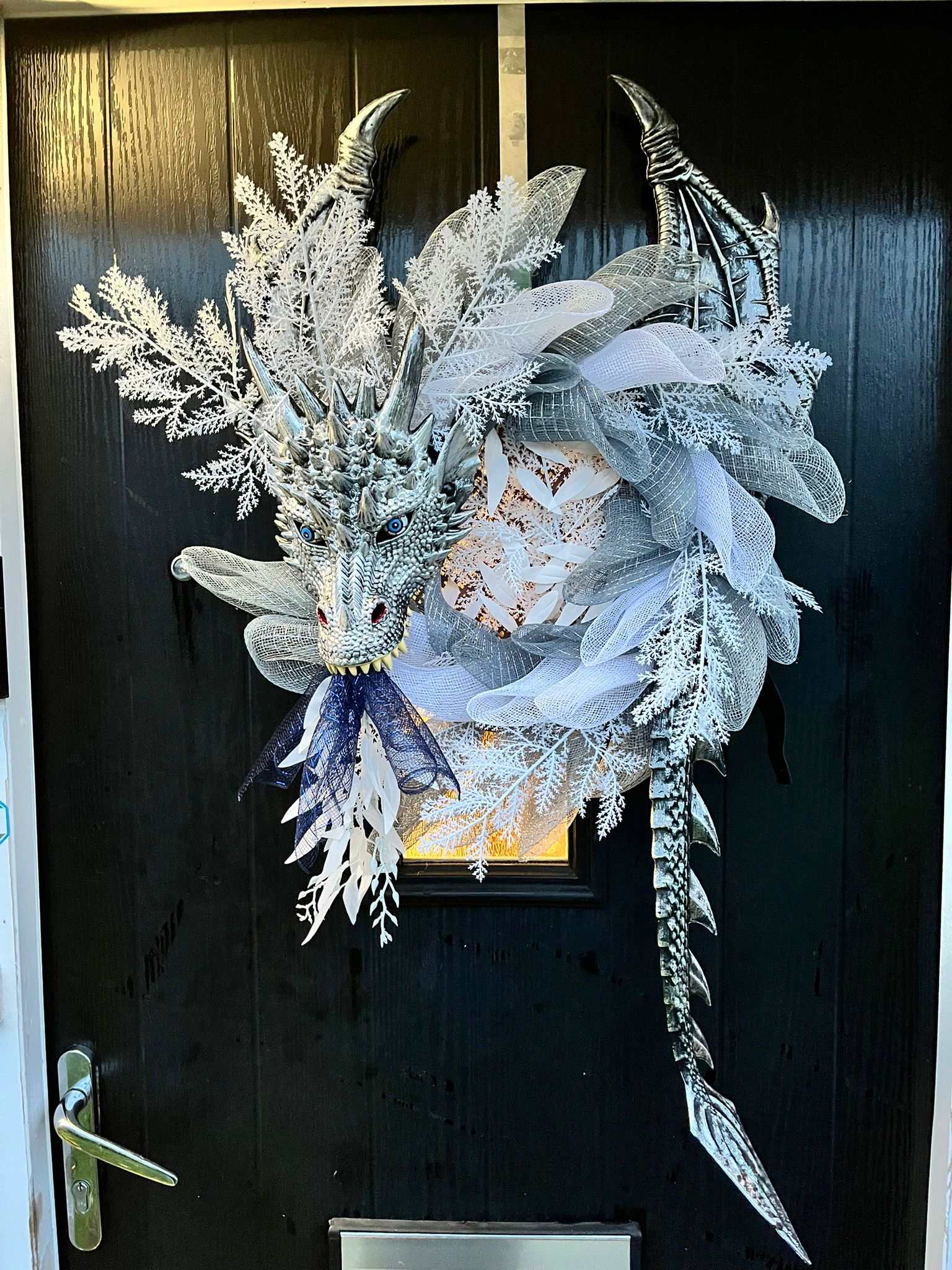 Ice dragon Wreath