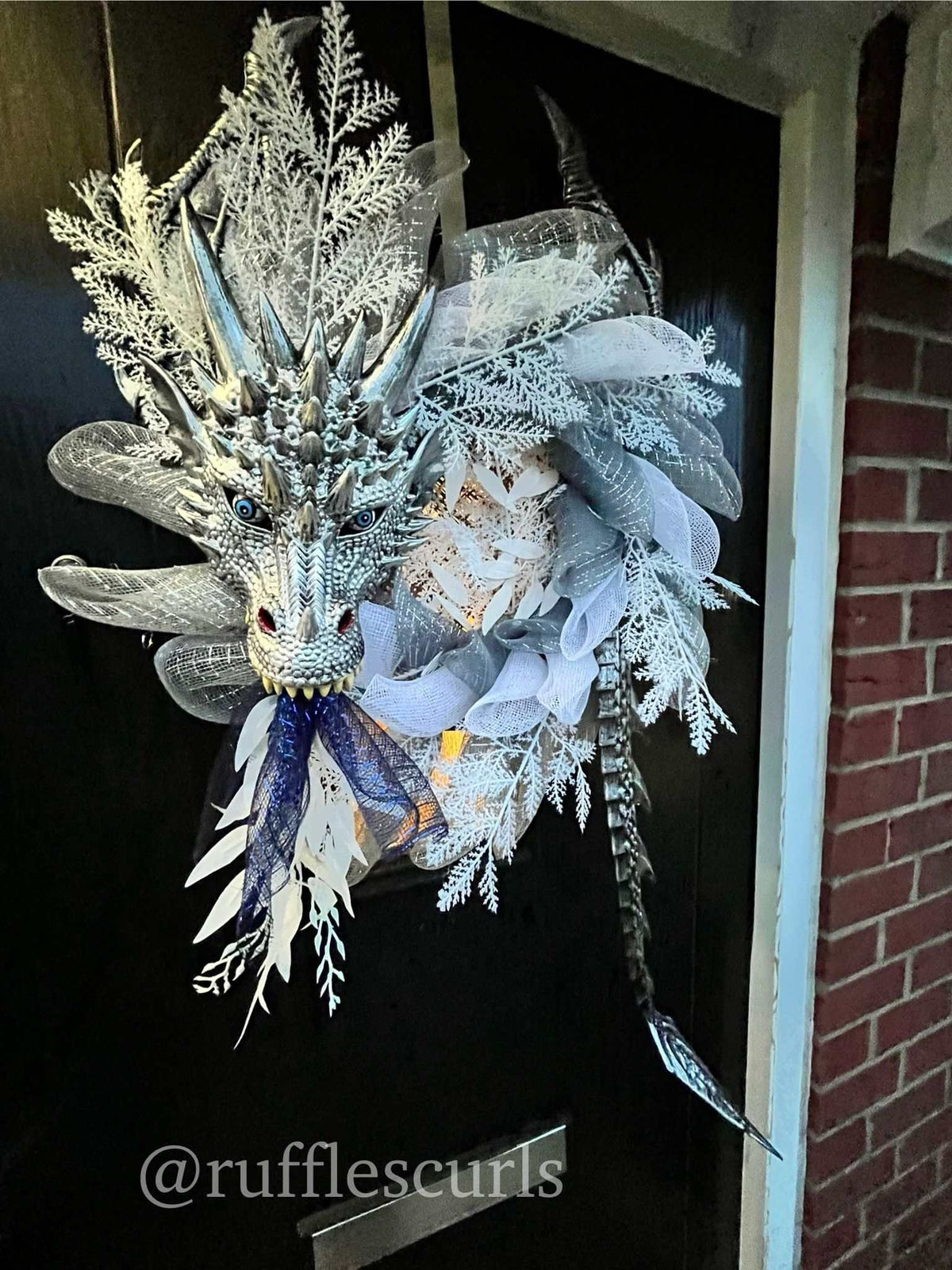Ice dragon Wreath