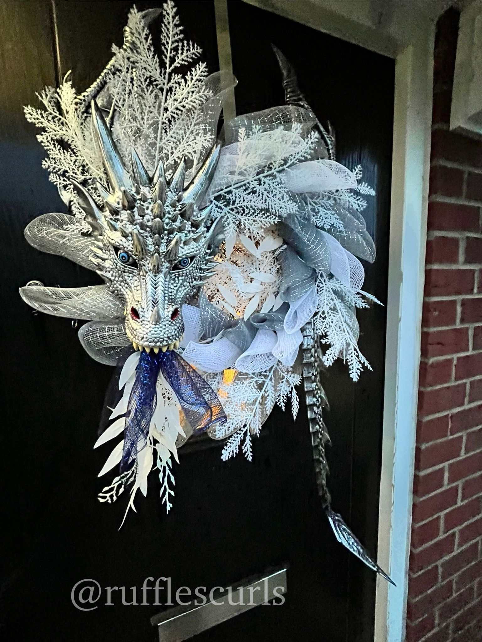 Ice dragon Wreath