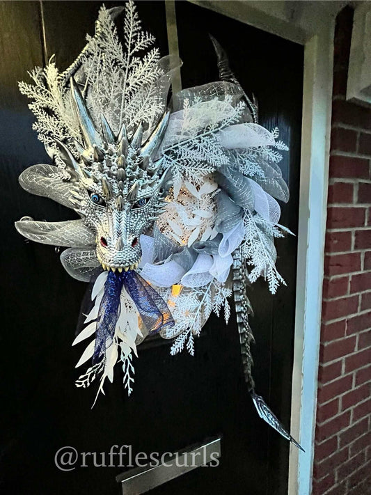 Ice dragon Wreath
