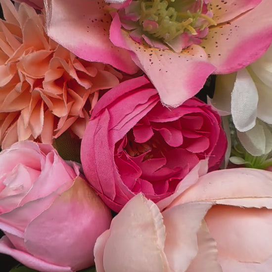 Phoebe Artificial Flower Wreath
